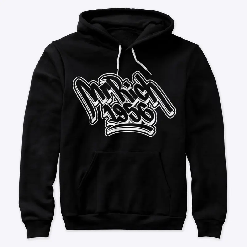 MrRich1956 Slick Logo - Black Hoodie