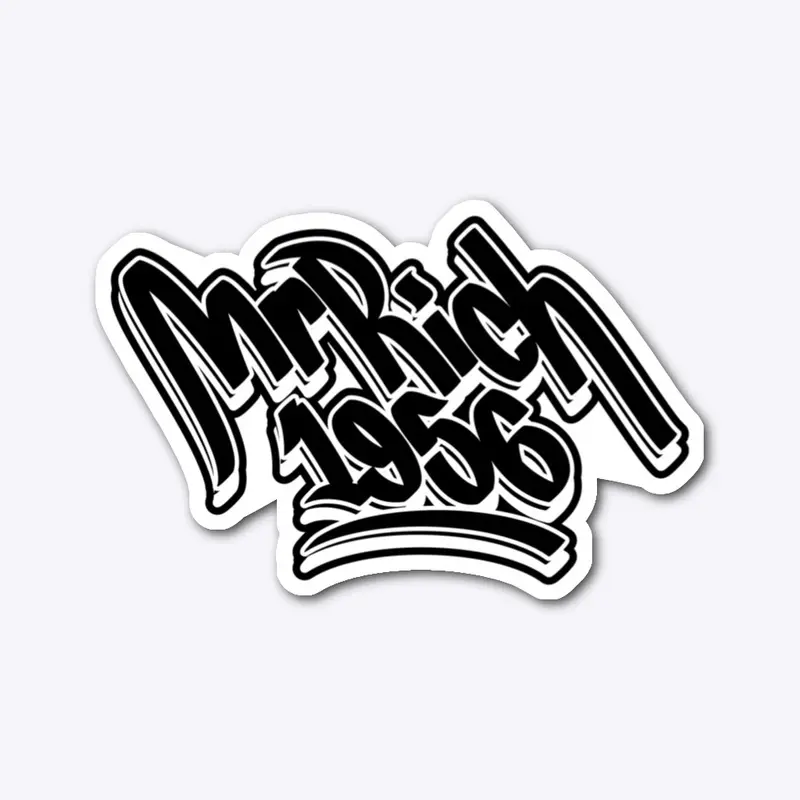 MrRich1956 Slick Logo - Black